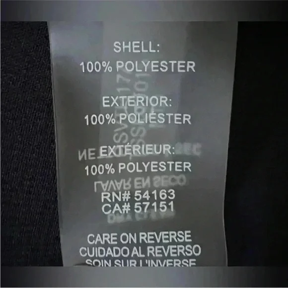 TOMMY HILFIGER Women's Classic Long Sleeve Ruffle Front Blouse Blouse - Midnight - Picture 10 of 11